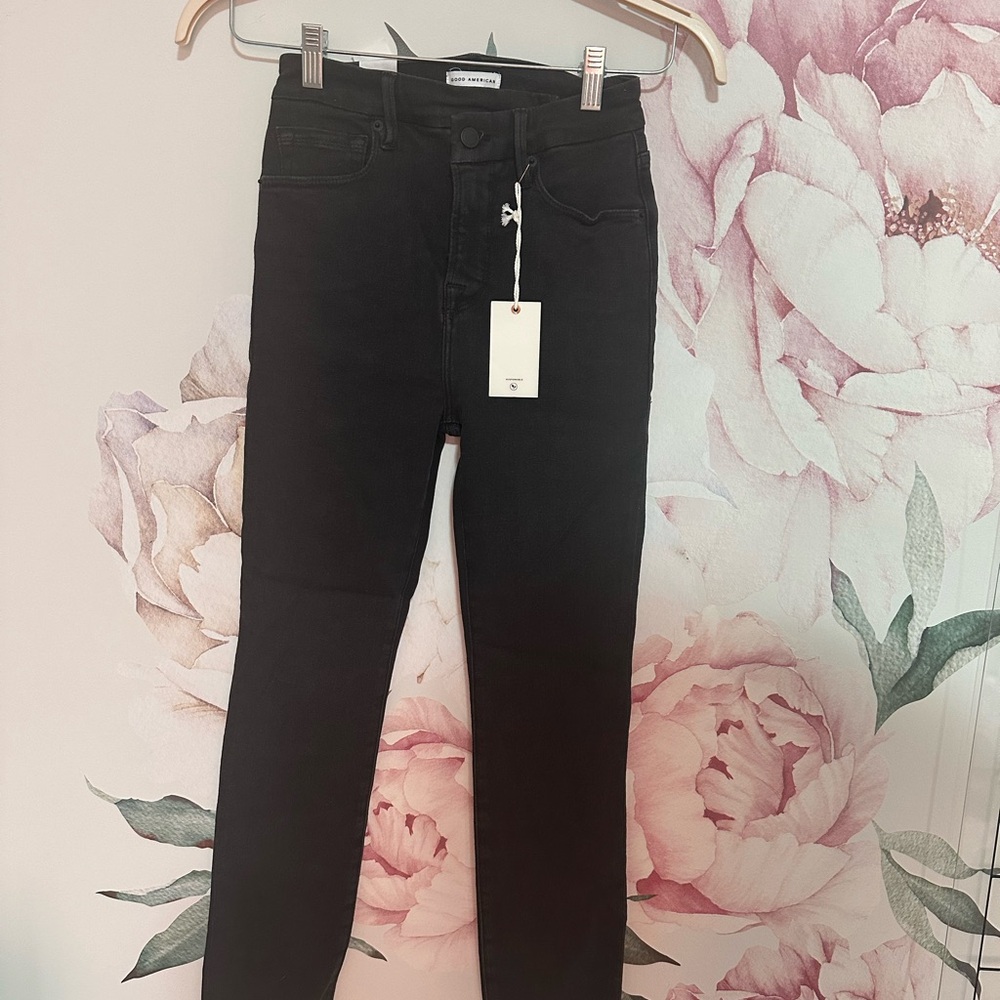 GOOD AMERICAN good waist crop size 0